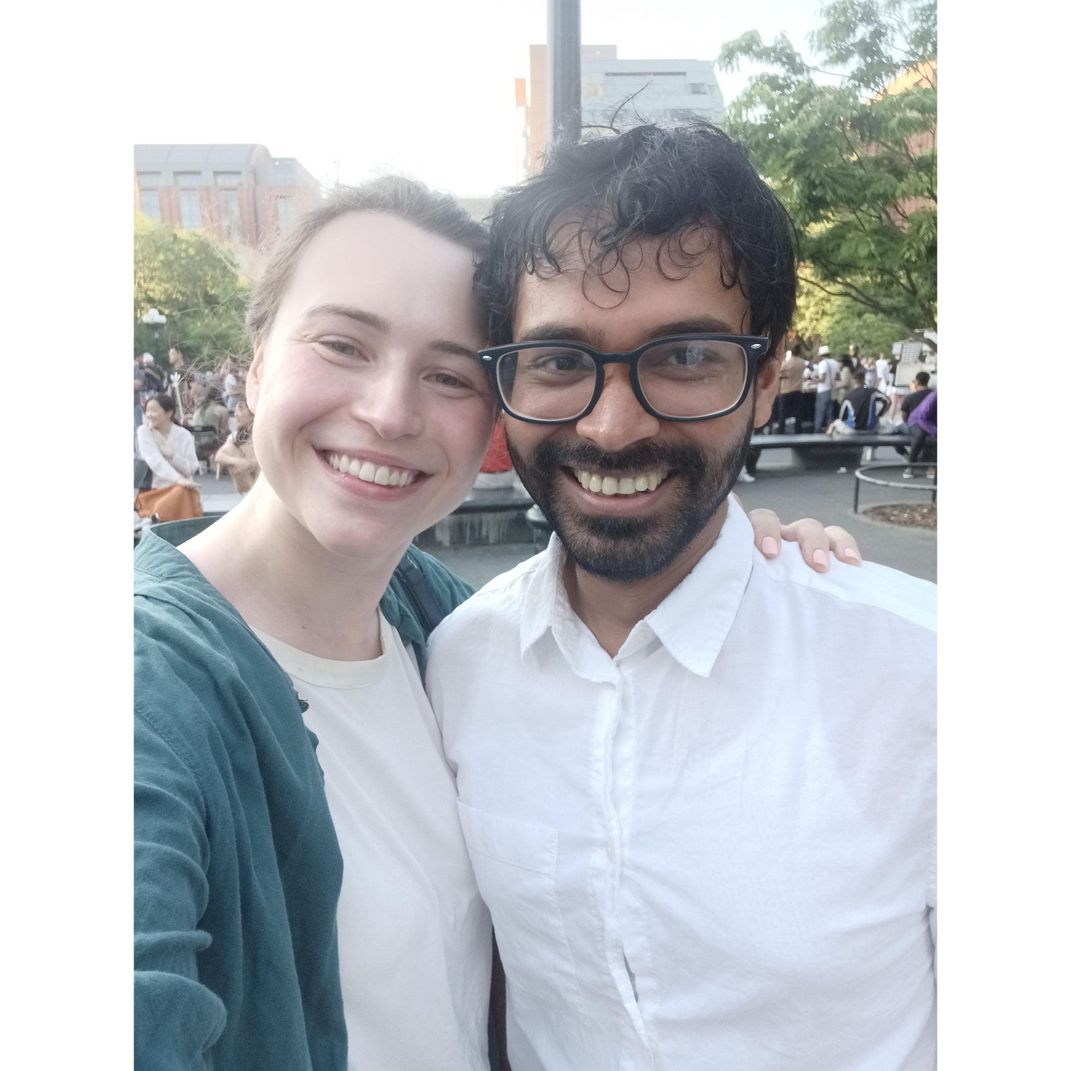 A summery day out in Washington Square Park