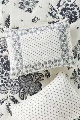 The Printed Cotton Voile Pillow Shams, Set of 2