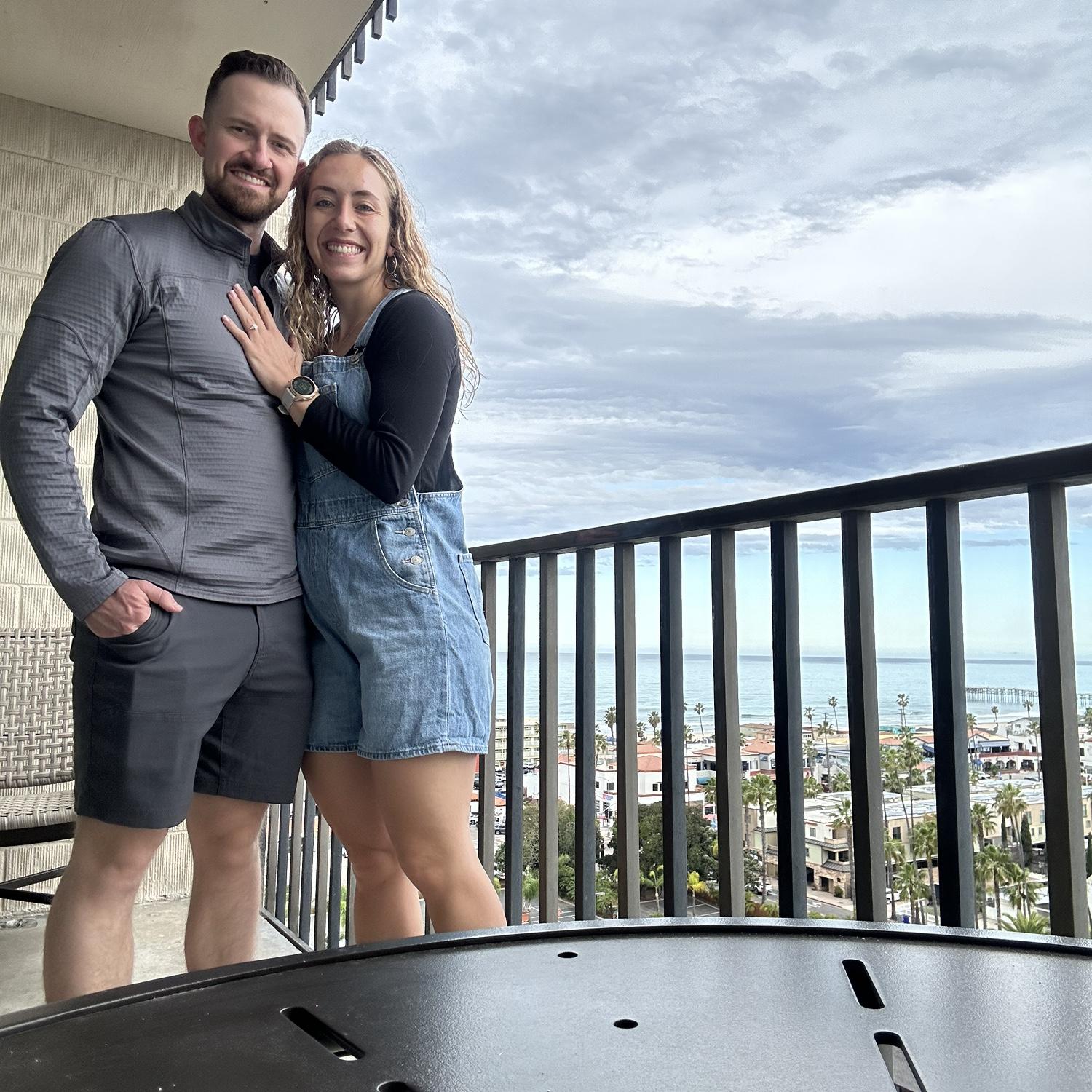 Snapped right before coming home from getting engaged