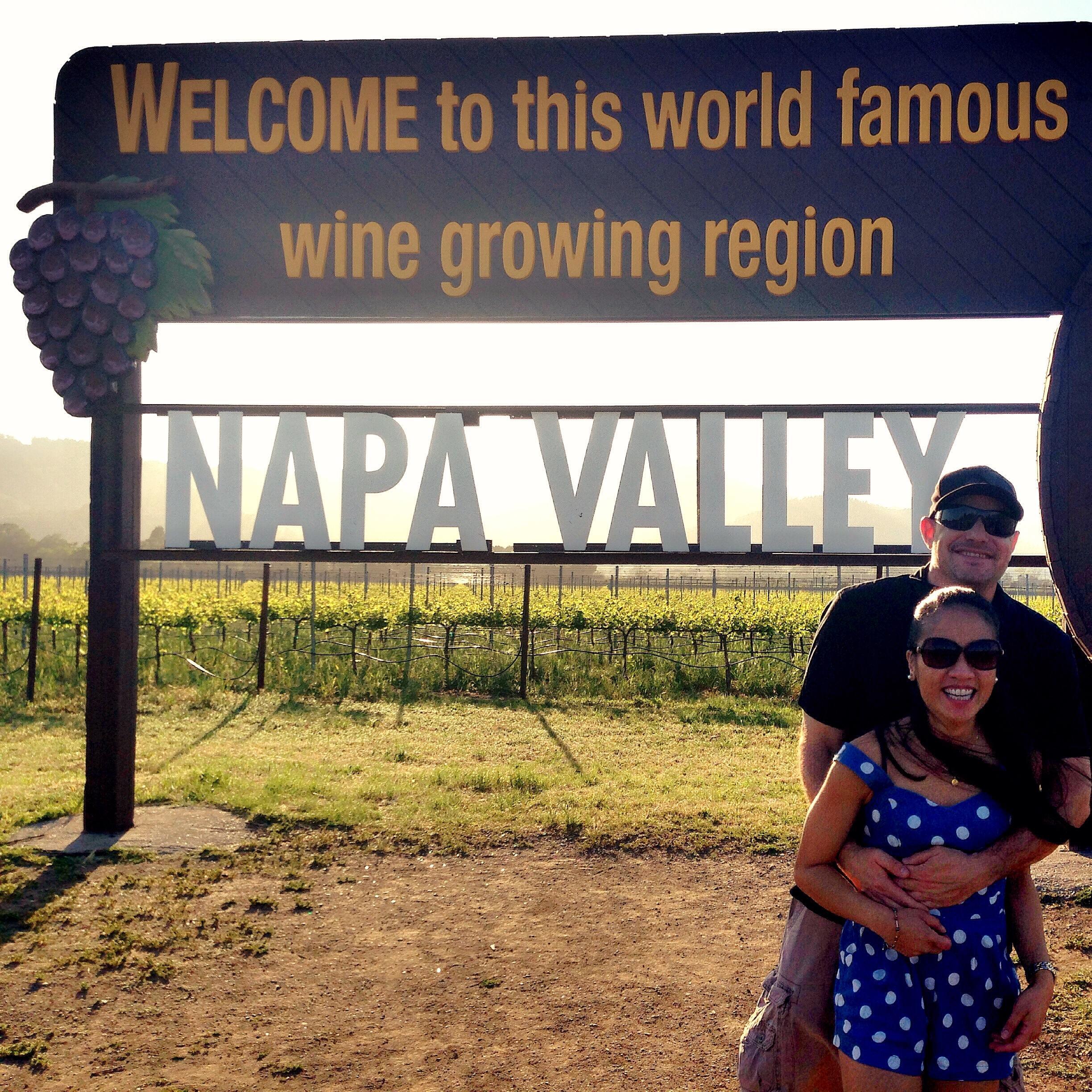 Our first weekend trip to Napa.