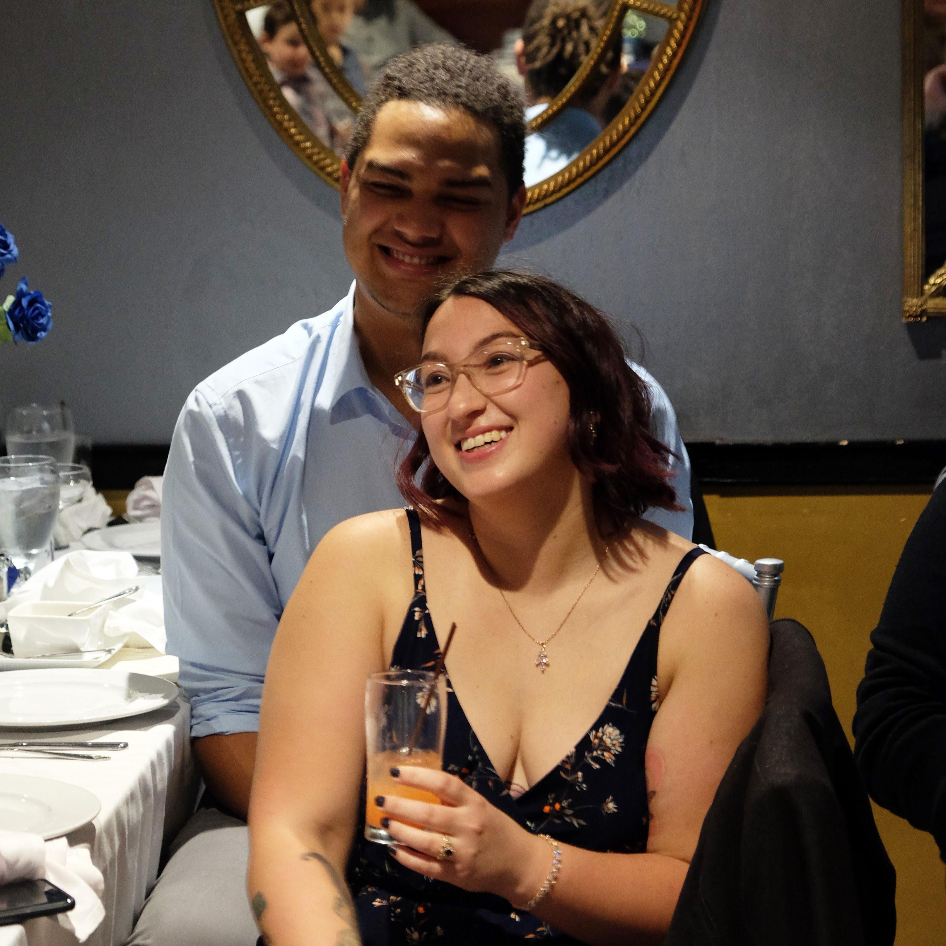 Our engagement party. Staten Island, NY October 2022