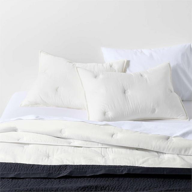 Organic Cotton Voile Pampas Ivory King Comforter