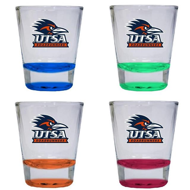 UTSA Road Runners 2 ounce Color Shot Glasses Blue Officially Licensed Collegiate Product
