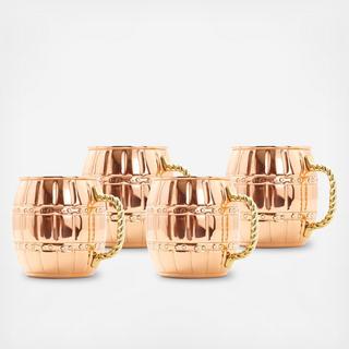 Barrel Mule Mug, Set of 4