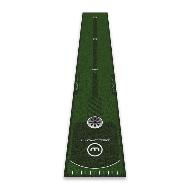 WELLPUTT - Golf Putting Training Mat - 8ft Essential