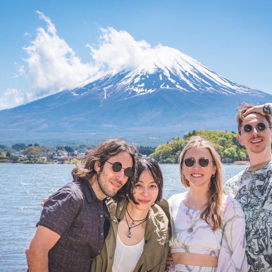 Matt and K at Mt Fuji