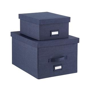 Navy Storage Boxes