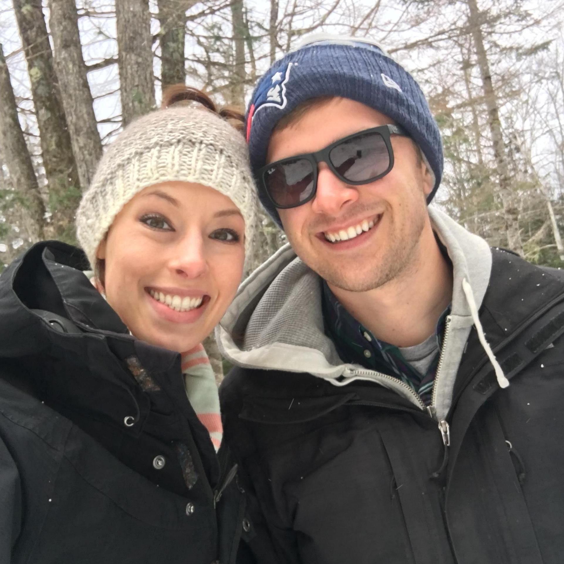 Took a little getaway to go snowshoeing up north.