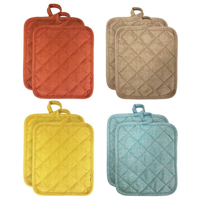 8 Pack Heavy Pot Holder (Multi)