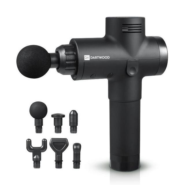 Dartwood Deep Tissue Massage Gun - Quiet and Portable Handheld Massager for Treating Muscle Soreness, Back Pain and Body Ache