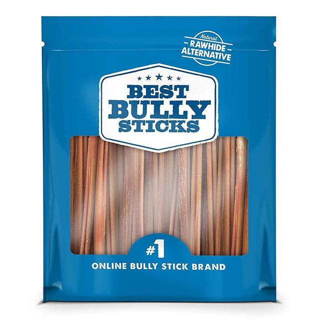Best Bully Sticks Premium 6-Inch Thin Bully Sticks (24 Pack) - All-Natural, Free-Range, Grass-Fed Beef Dog Treat Chews