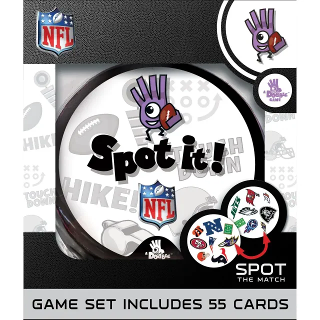 MasterPieces Officially Licensed NFL League-NFL Spot It Game for Kids and Adults
