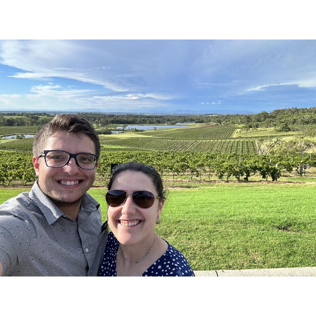 During our 2023 Australia trip, we spent time in the Hunter Valley wine region and stayed at a beautiful winery. It was so much fun waking up to kangaroos right outside our door!