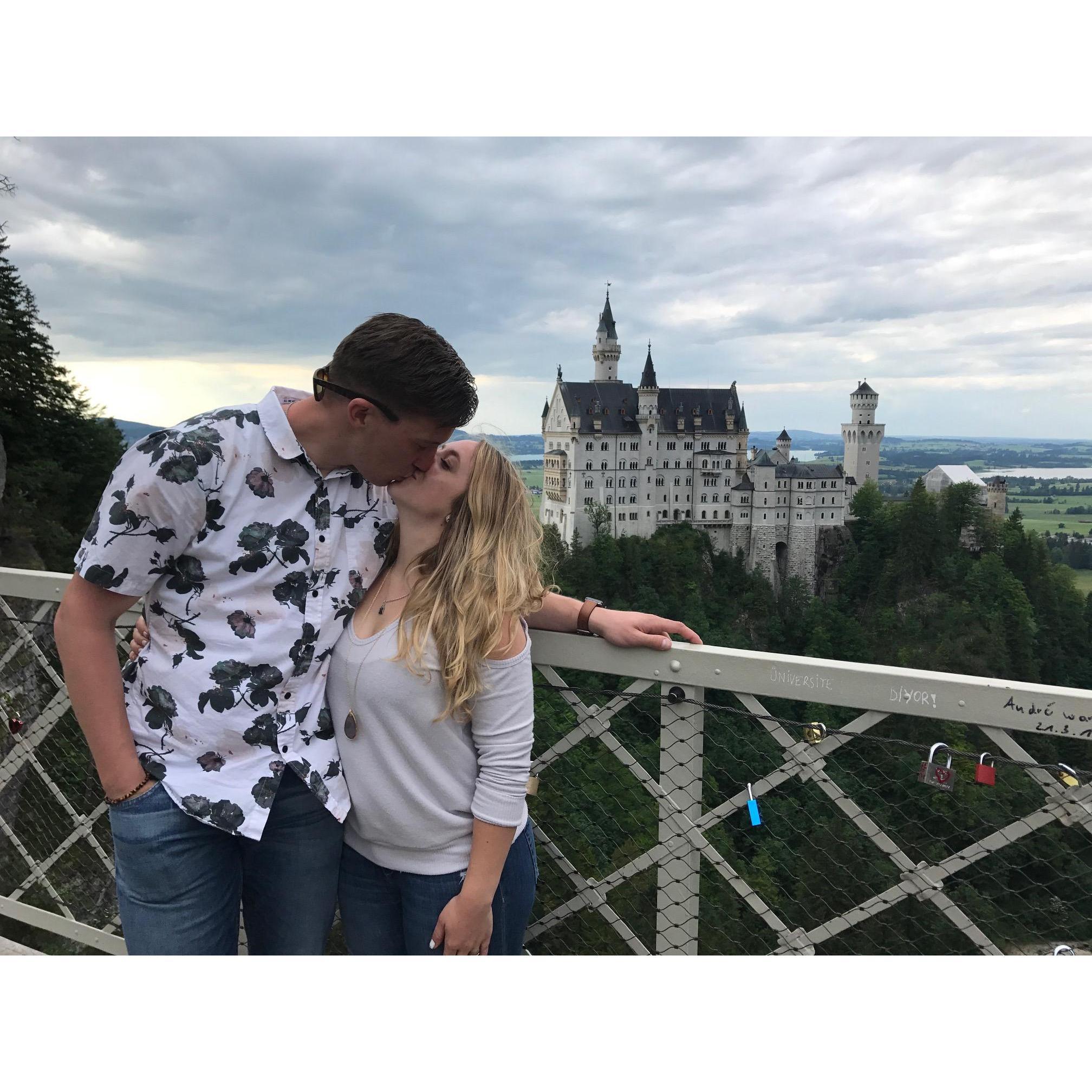 2017 - Exploring Neuschwanstein Castle in Germany with Zach's parents after our second RIFT soccer tournament