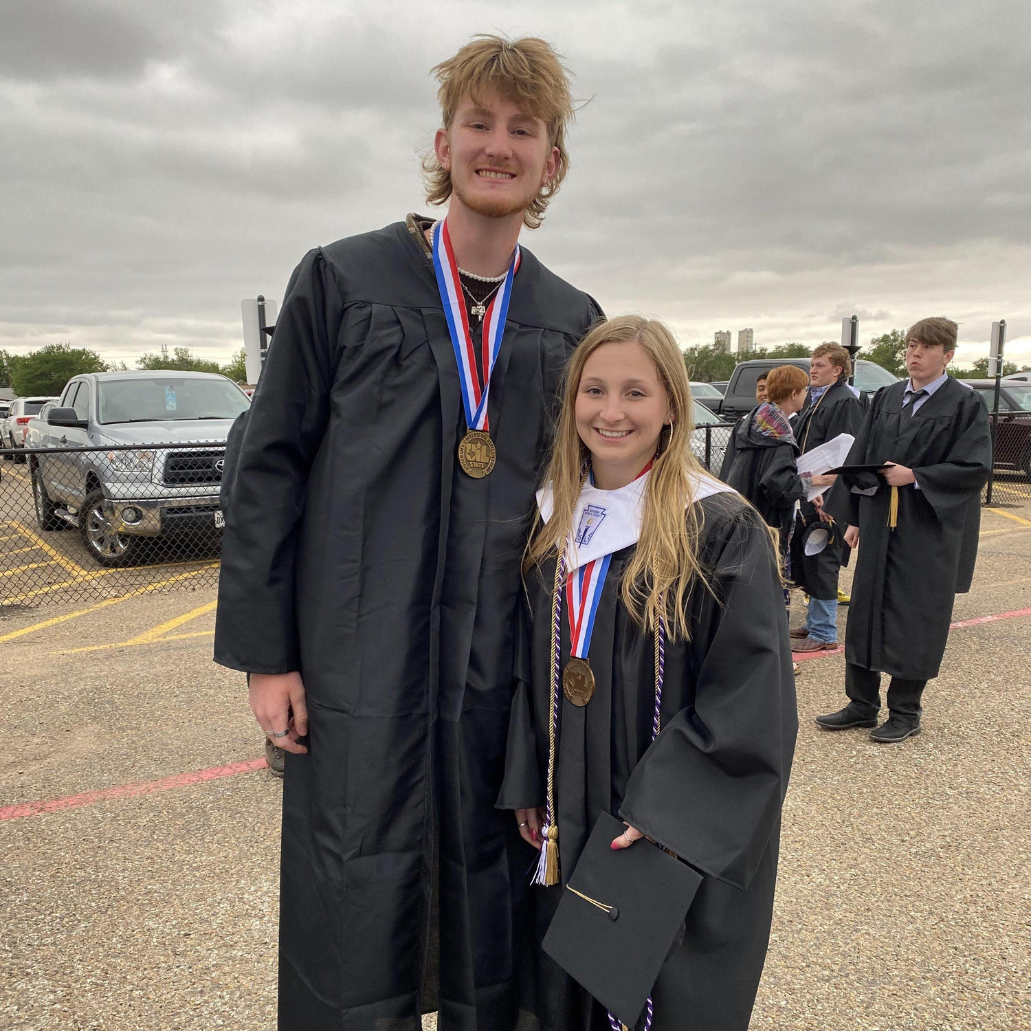 Our high school graduation!