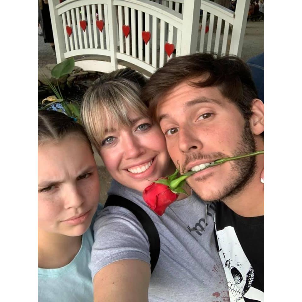 Renn Fest 2019 - Matt being his normal goofy self and Maddie was over it.