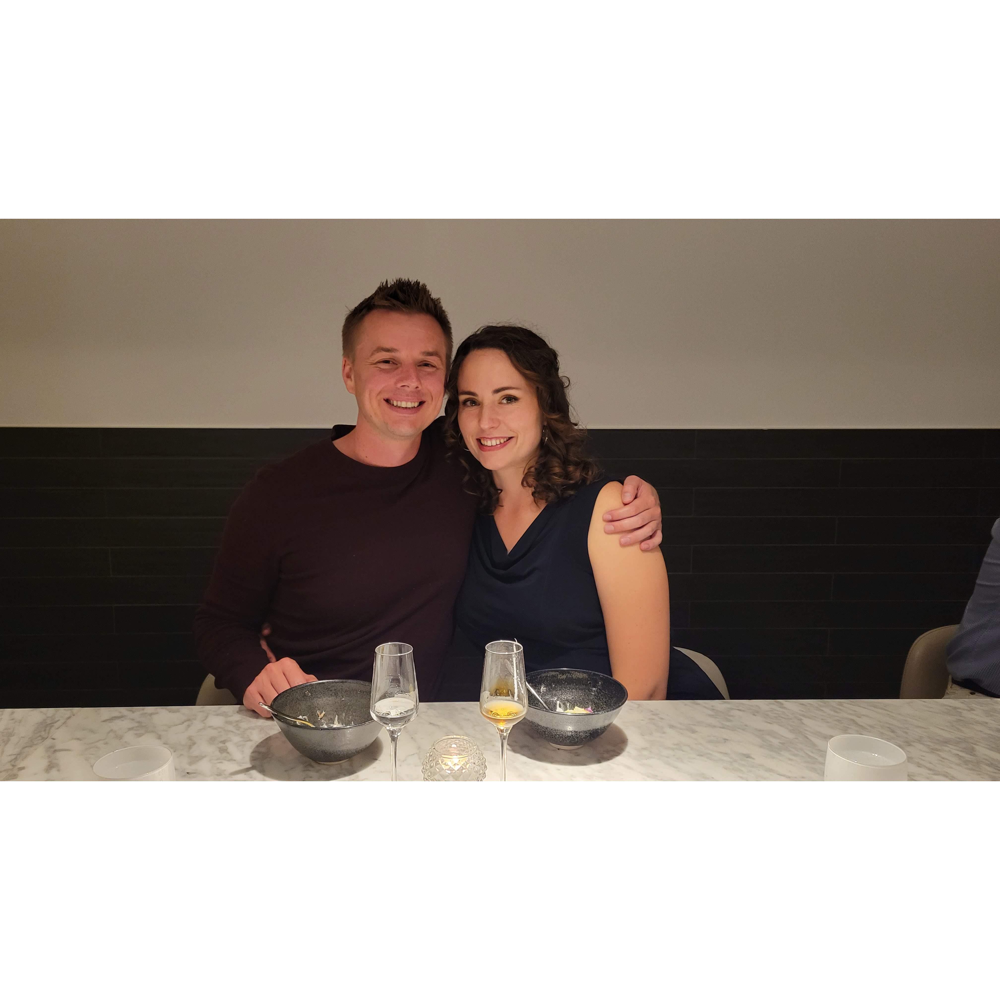 Birthday dinner in Oakland