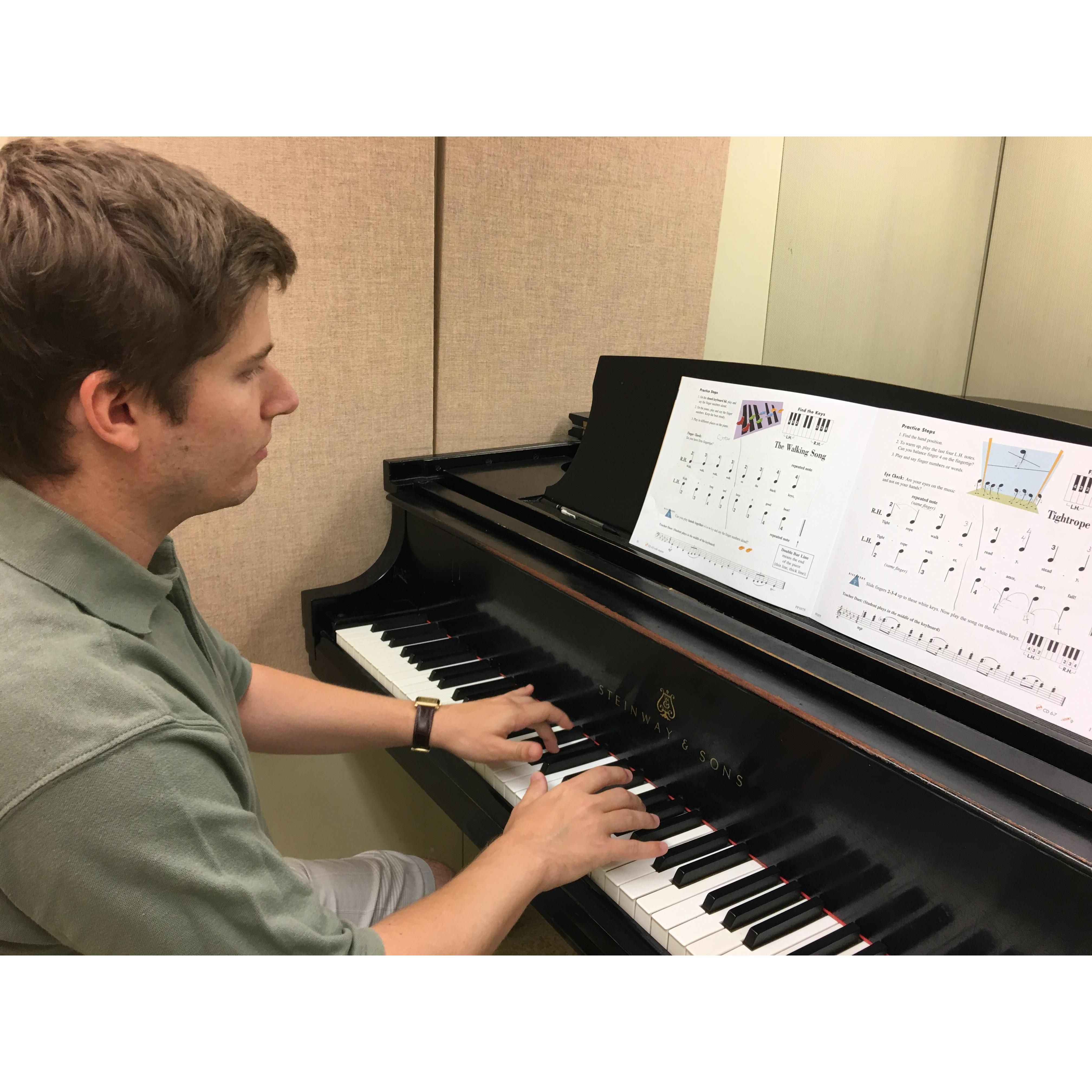 Stephen briefly took piano lessons from Jenny, but Jenny quickly lost patience.