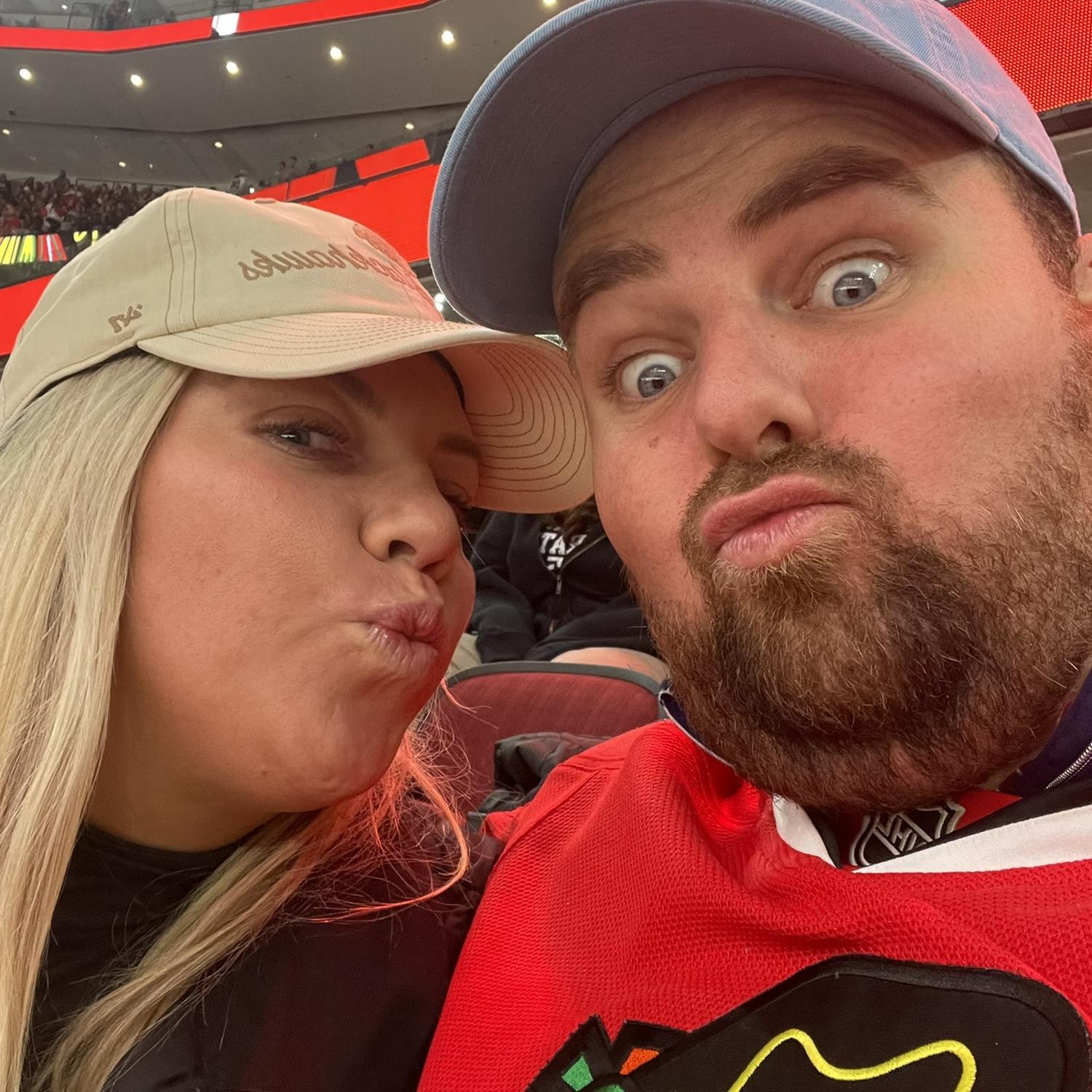 Silly Matthew thinking that Katie would become a Chicago Blackhawks fan! Sorry Tritschler fam!
