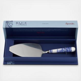 Blue Italian Cake Knife/Server