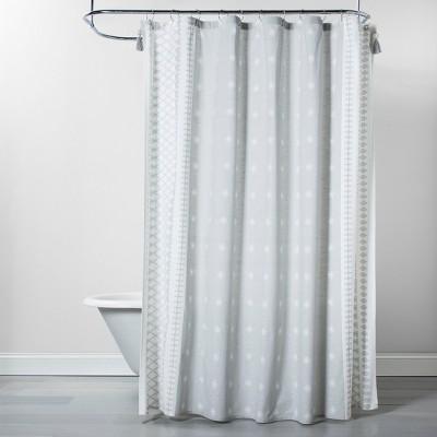 Printed Shower Curtain Gray - Opalhouse™