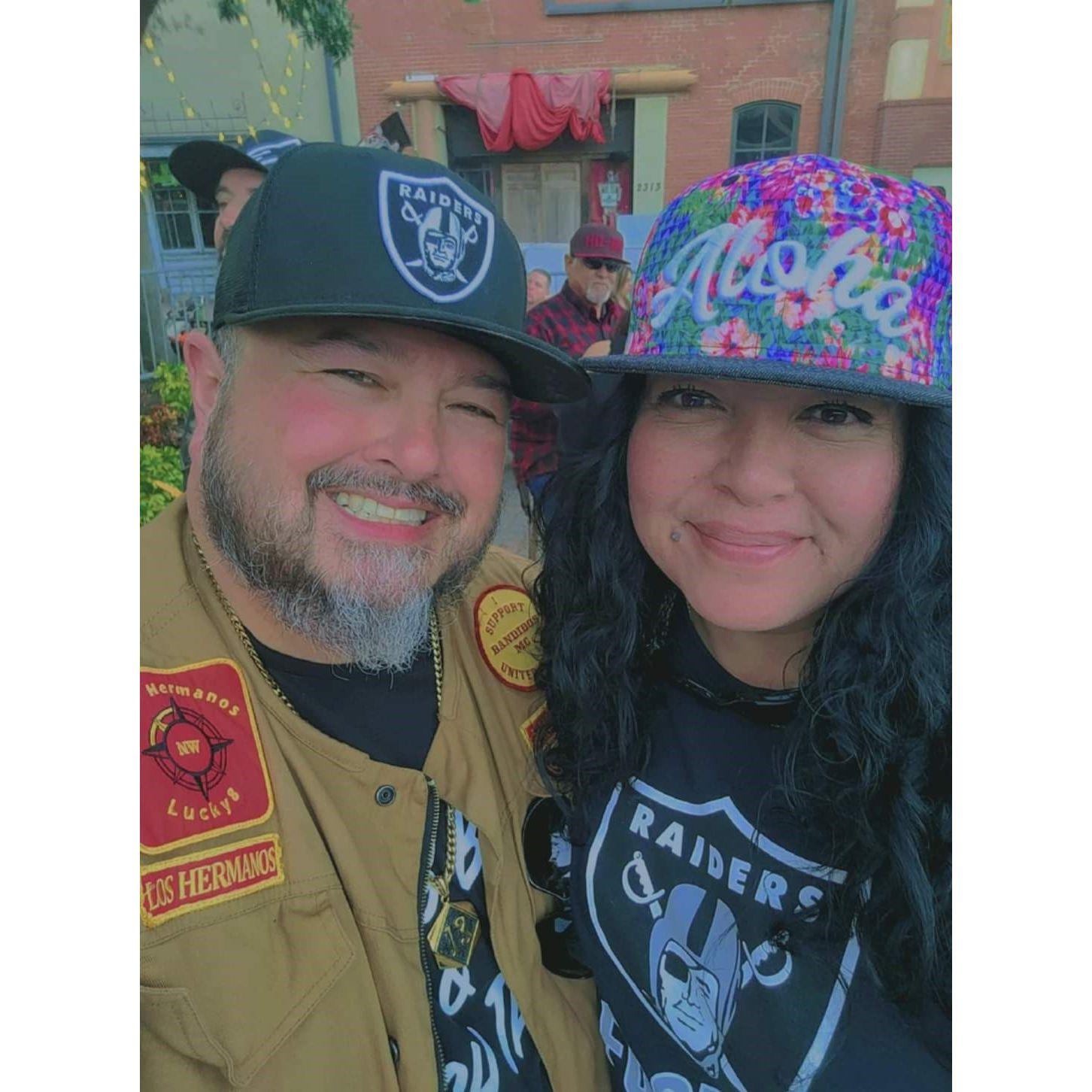 Our 3rd date we went to the Lone Star Rally