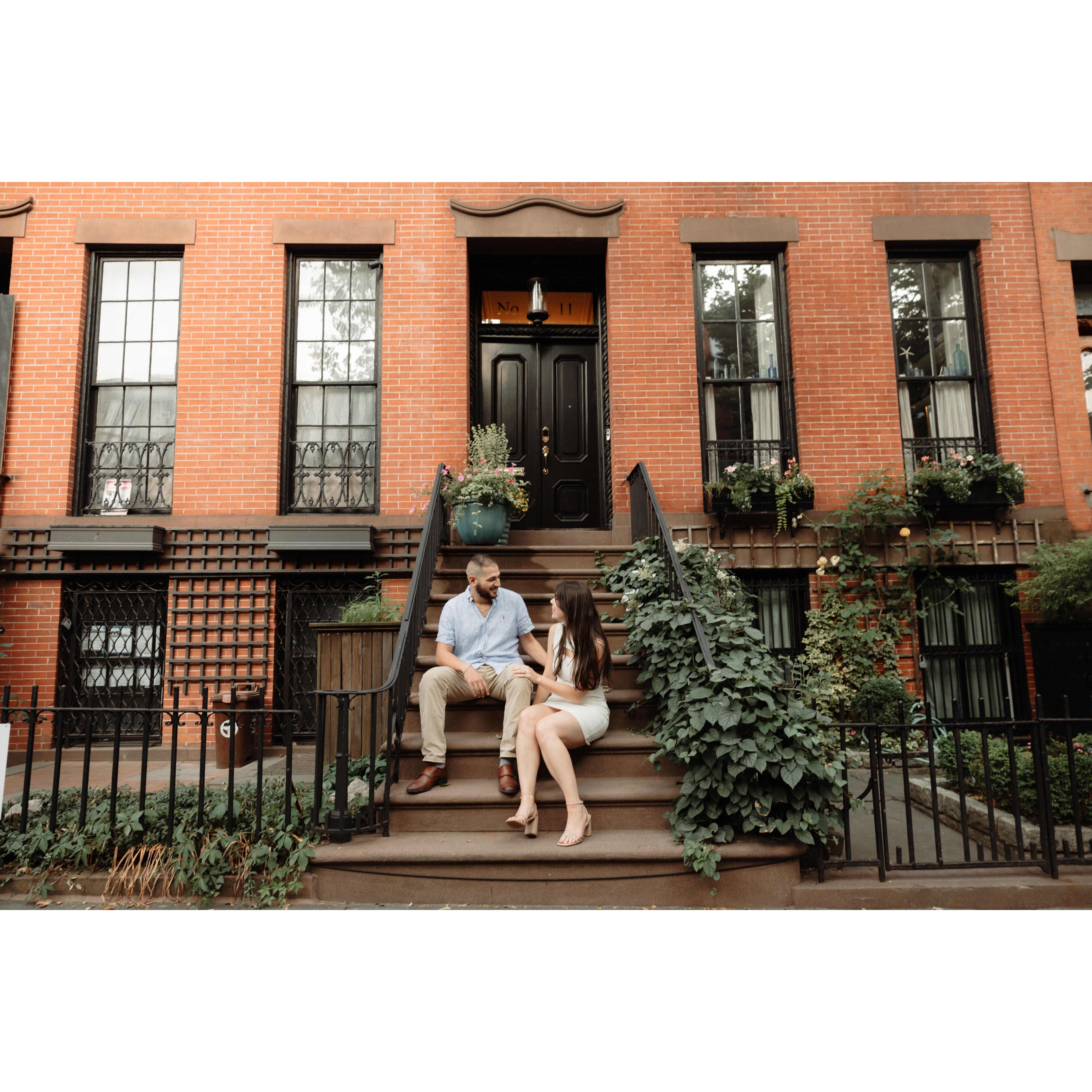 Making plans for our future brownstone in Brooklyn! (we wish)