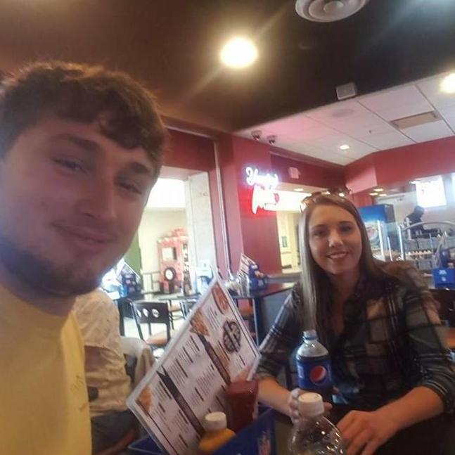 Right before taking off to Myrtle Beach