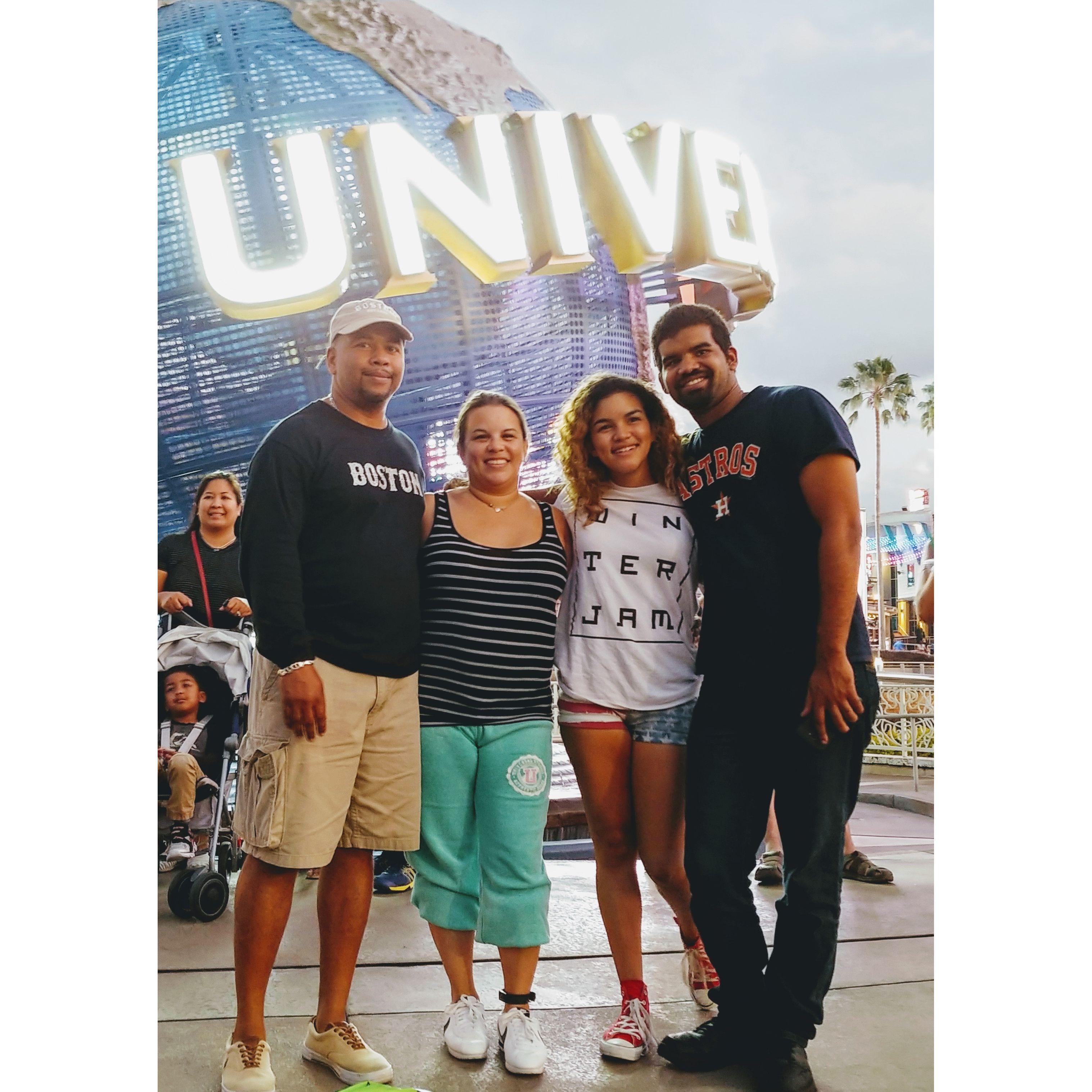 Universal with Nate & Lexi for his bday