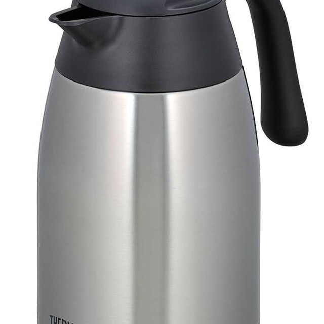 Thermos THX-1500 SBK Stainless Steel Pot, 0.4 gal (1.5 L), Stainless Black