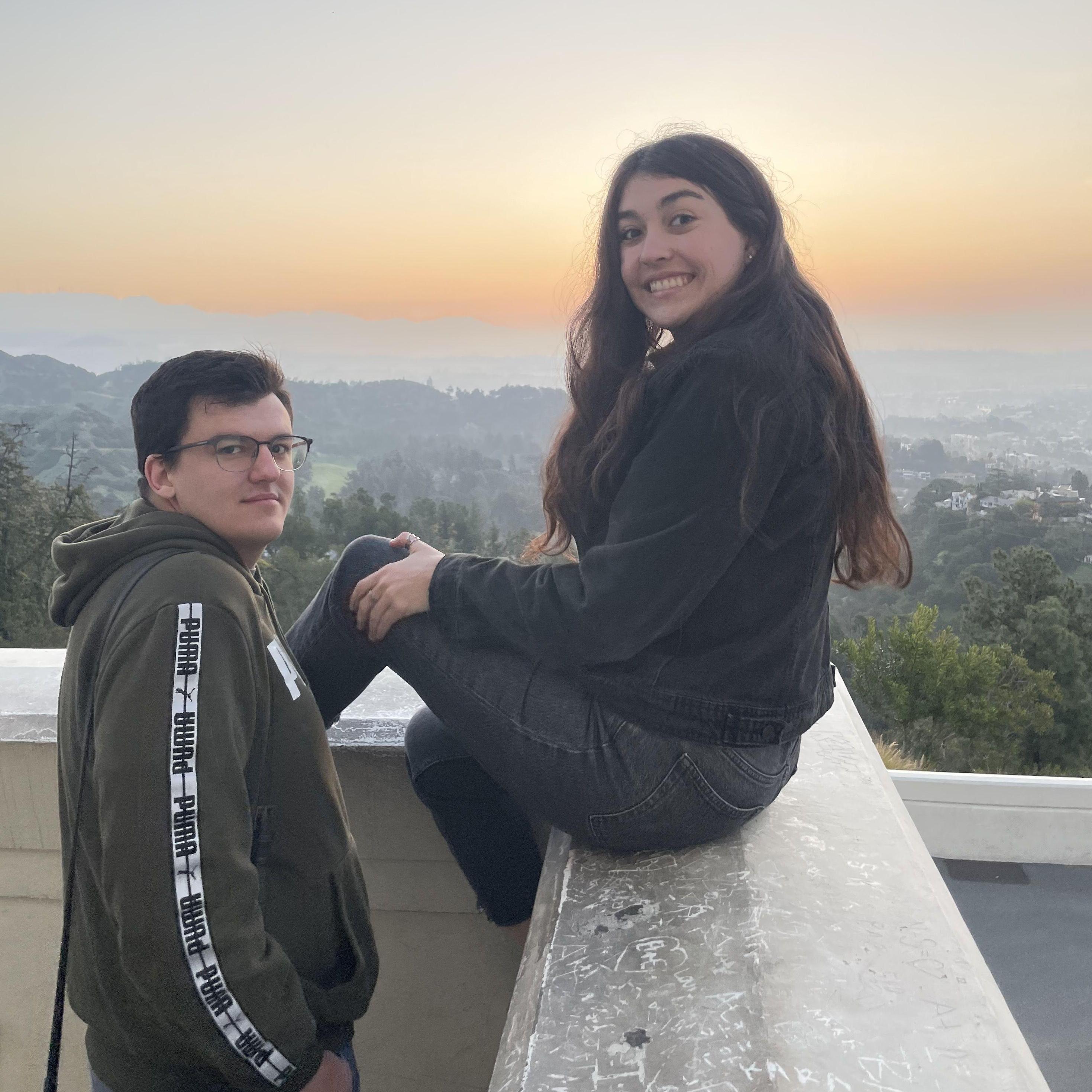 sunrise in LA