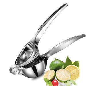 TEZZ Premium Lemon Squeezer, Large Heavy Duty Handhelp Juicer for Lemon, Metal Hand Press Citrus Juicer, Lime Squeezer Bar Tool, Manual Citrus Press