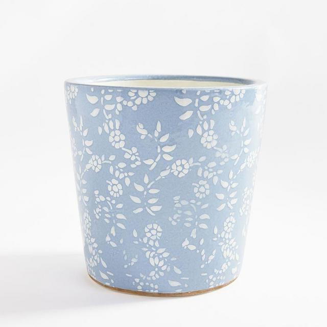 Julia Berolzheimer Planter, Flora, Large, 9.5"x9.5"