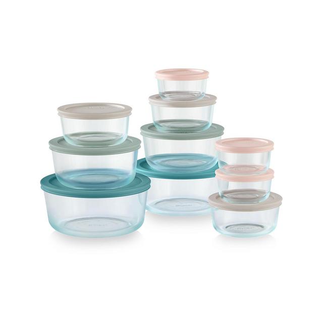 Pyrex Simply Store 20-Piece Round Glass Storage Set