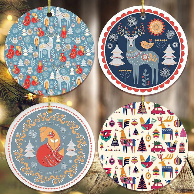 Scandinavian Folk Ornament Bundle