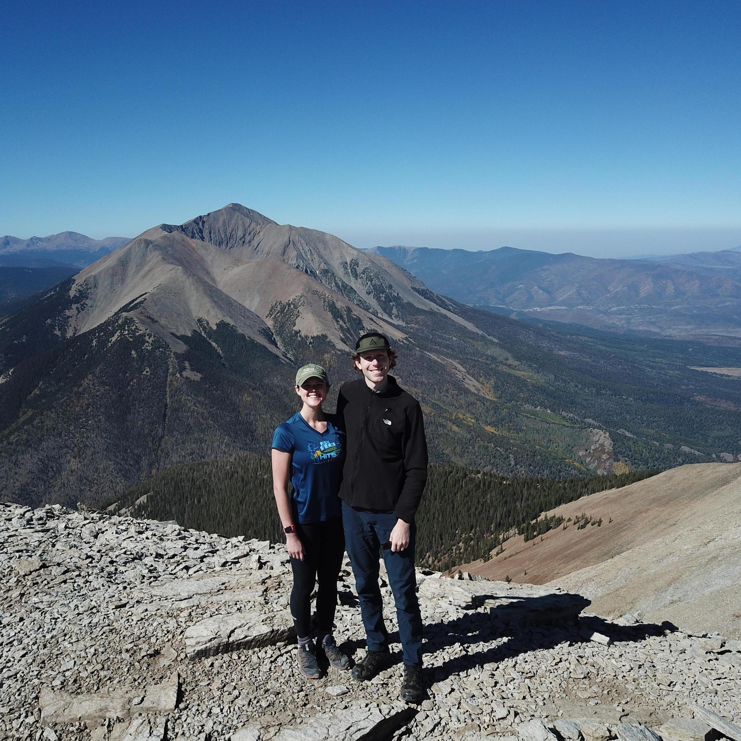 Cary and Cora climbed East Spanish Peak in 2020 when visiting Cary's dad in southern Colorado.