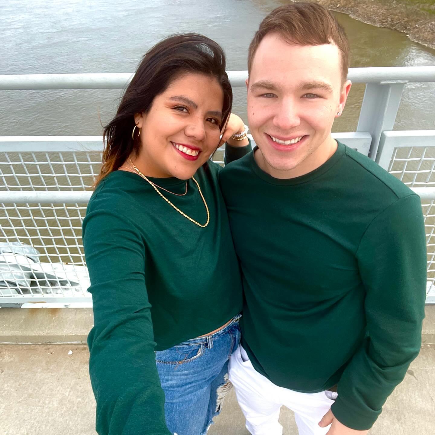 In Omaha Nebraska. Zuri and Dalton went on their second trip together. Unfortunately Zuri got very sick and they had to stay in the AirBnB!