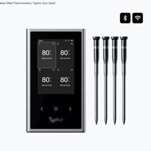 Typhur Sync Quad | 4 Probe Smoker Thermometer