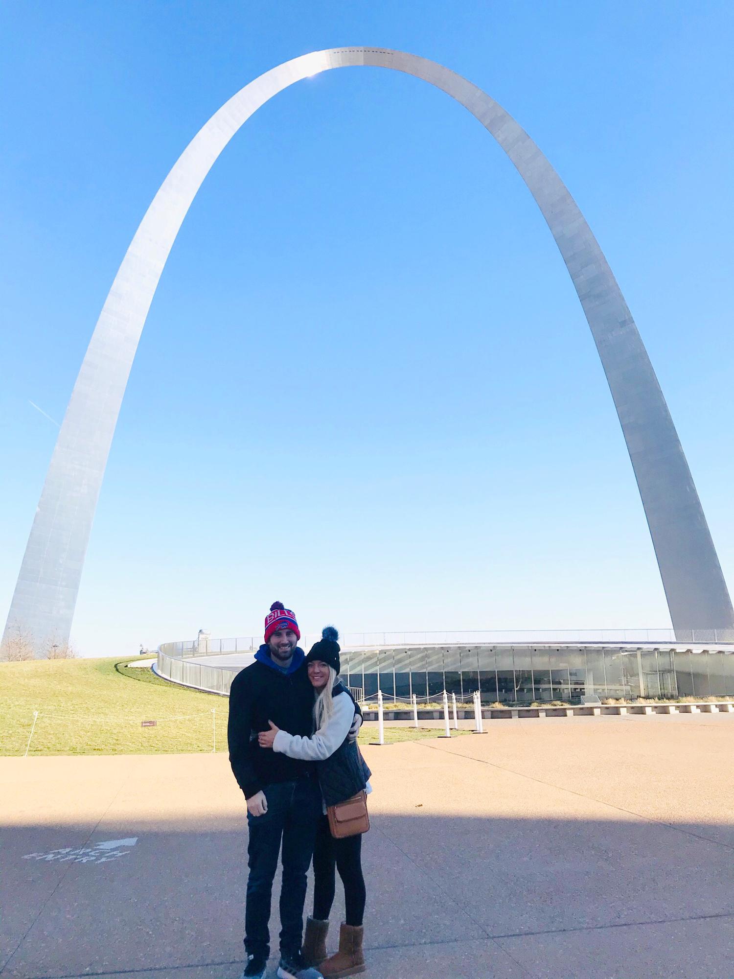 Visiting St. Louis with family & friends