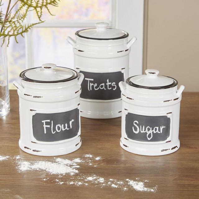3 Piece Kitchen Canister Set