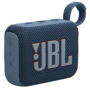 Blue JBL Go 4 - Ultra-Portable, Waterproof and Dustproof Bluetooth Speaker, Big JBL Pro Sound with Punchy bass, 7-Hour Built-in Battery, Made in Part with Recycled Materials (Blue)
