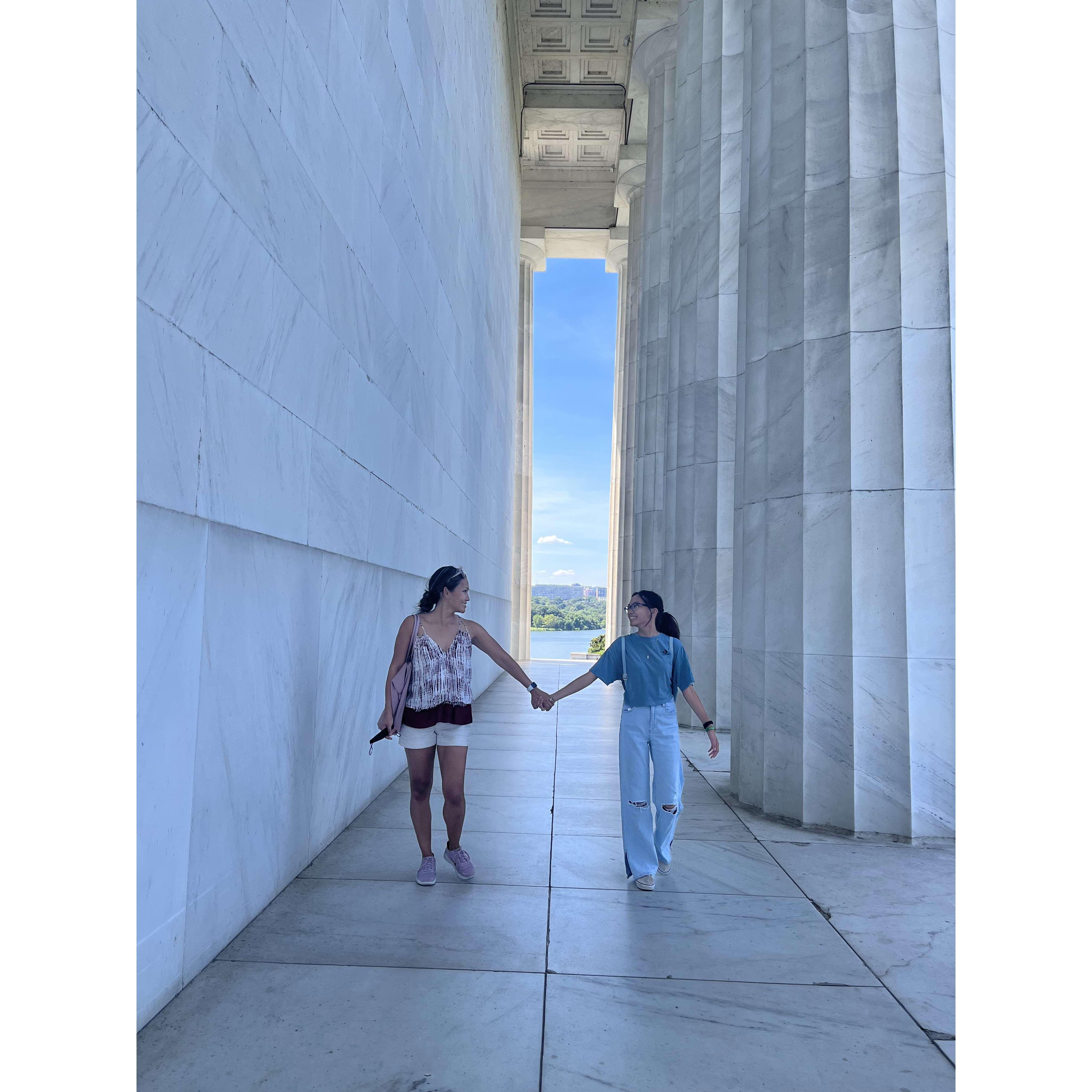 Re-enacting our engagement photos