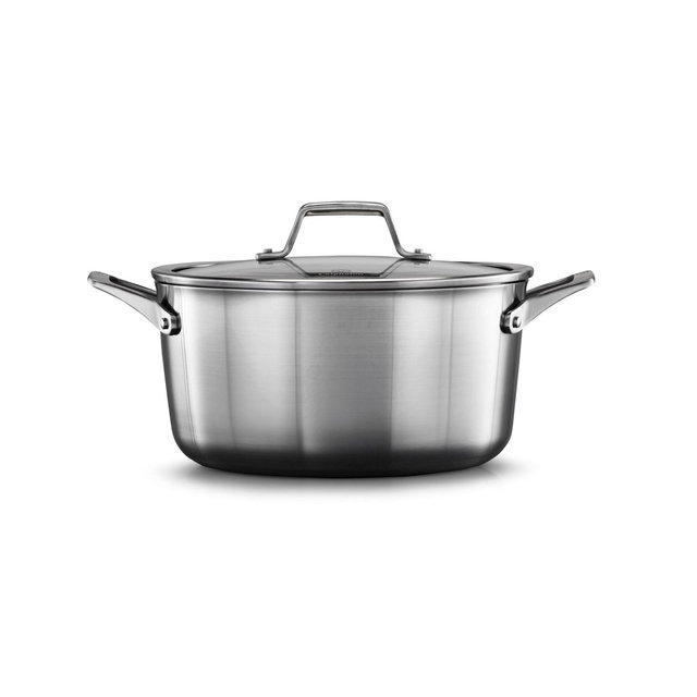 Calphalon Premier Stainless Steel 6-Qt. Stockpot & Lid