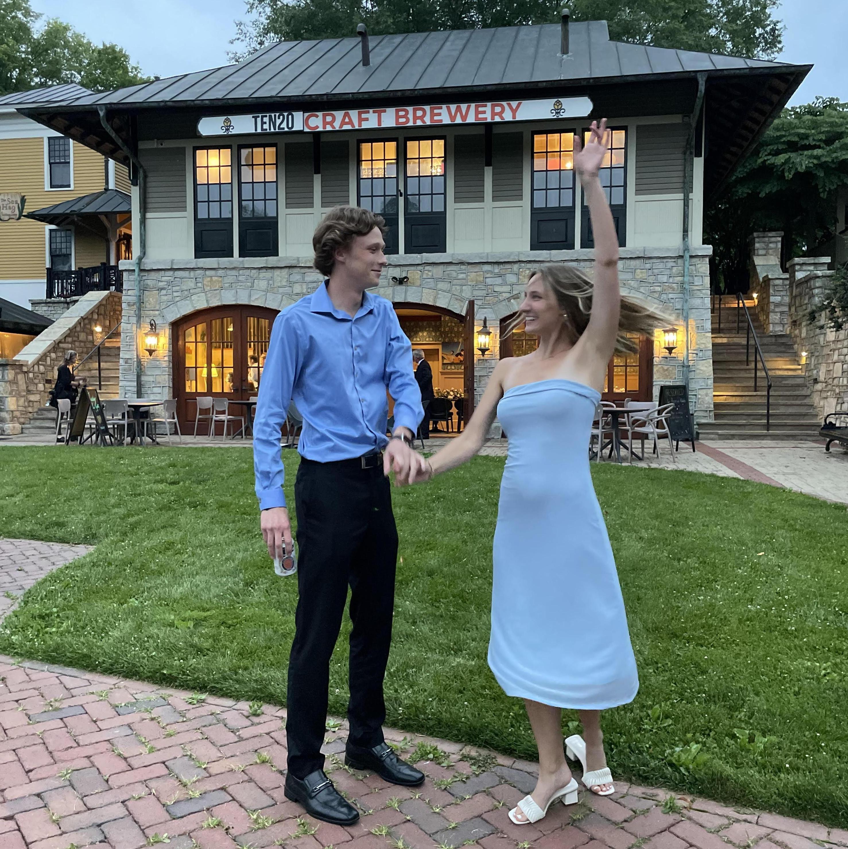 Practiced our ballroom dance moves at weddings | June 1, 2024