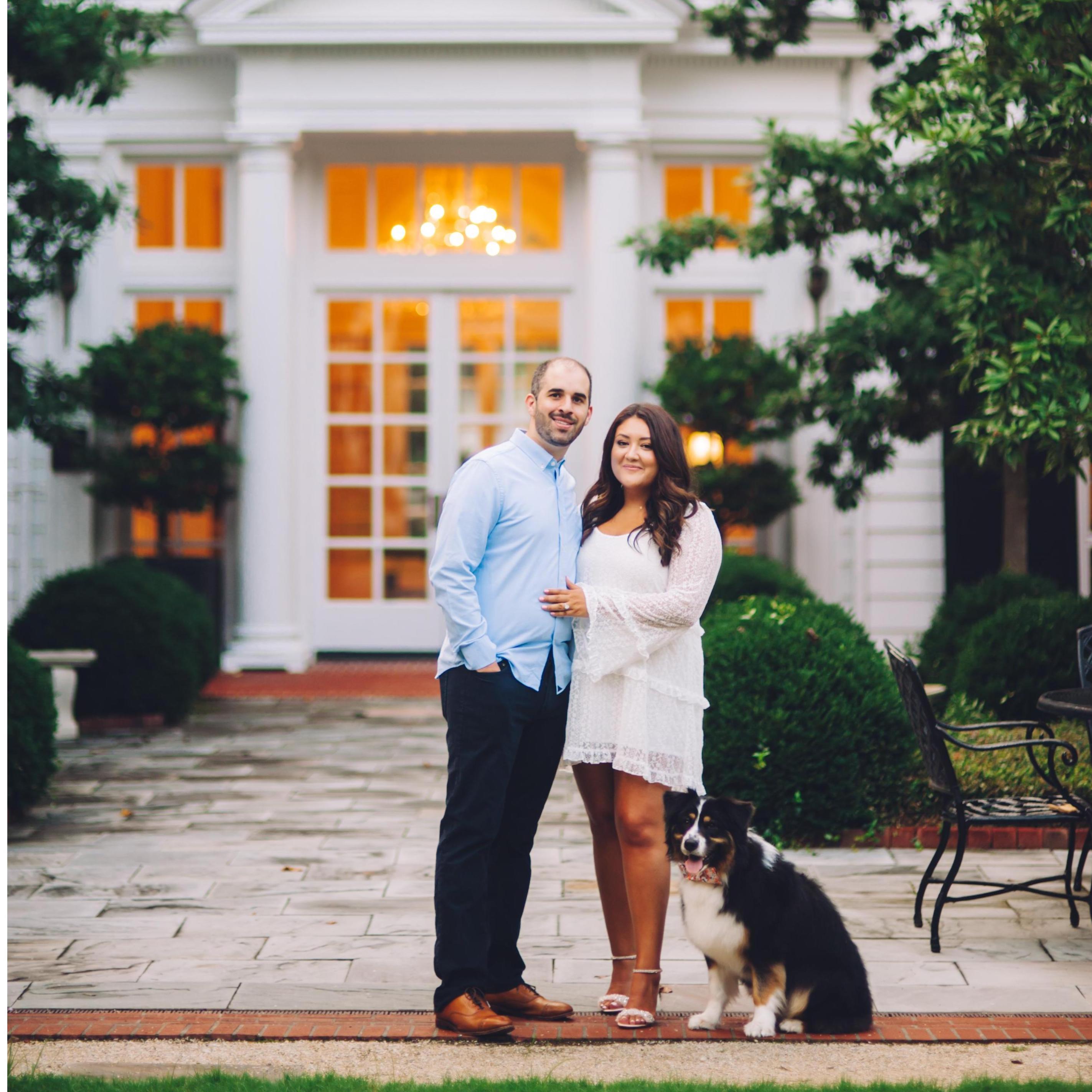 Engagement photo shoot, August 2020