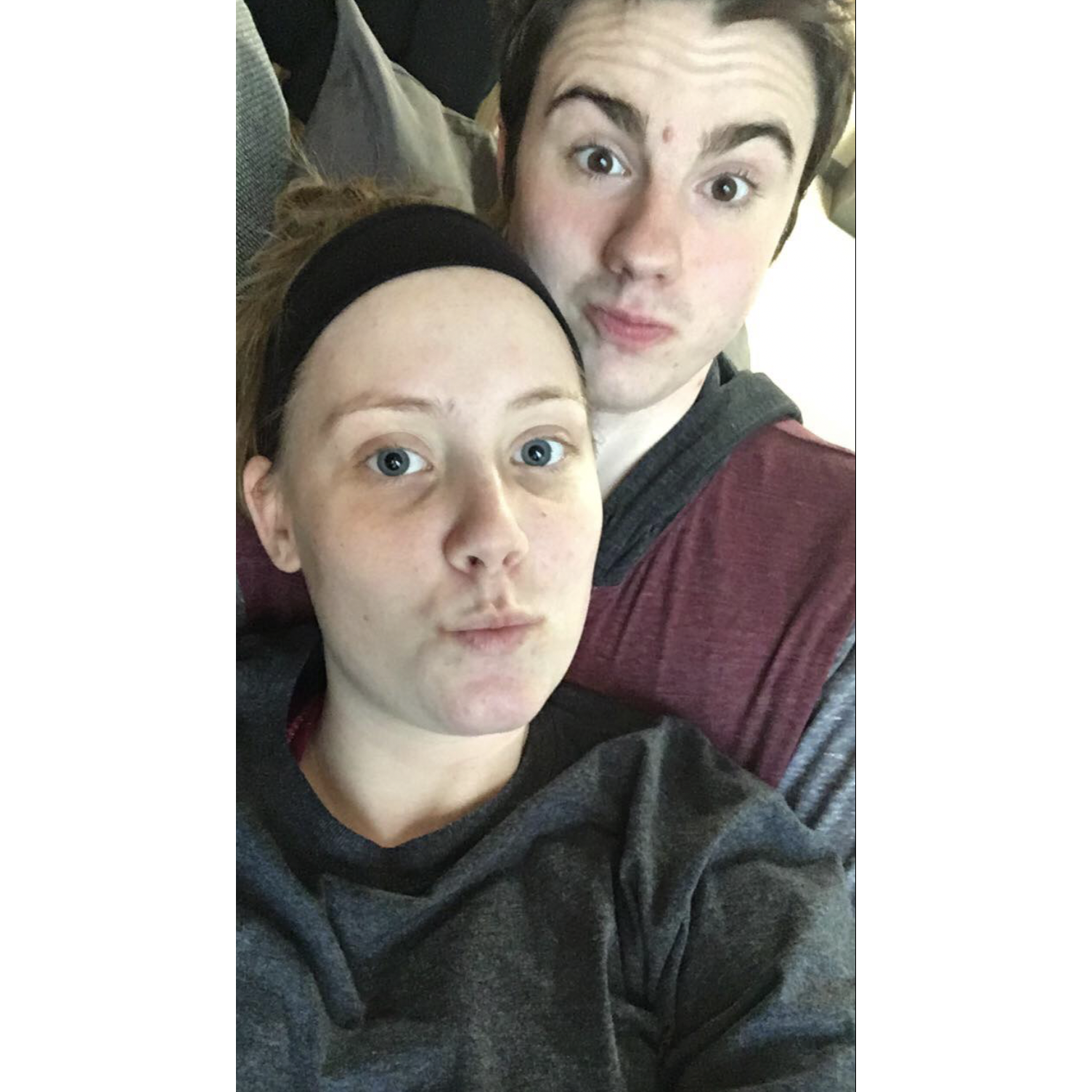 This is officially our first official photo together!