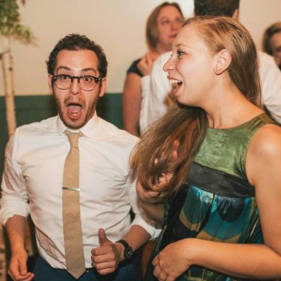 We're excited to boogie down at our own wedding with all of you!