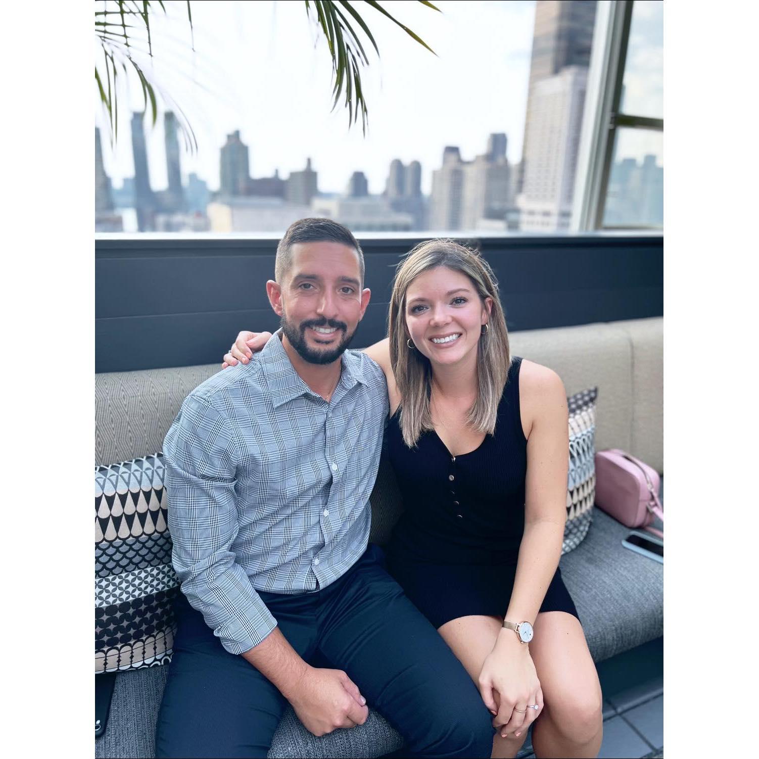 Right after we got engaged.