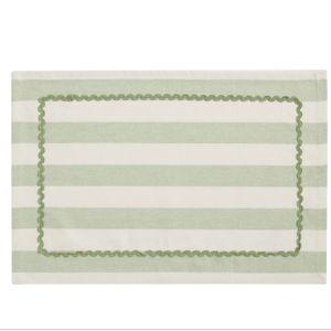 Cotton Stripe Rickrack Placemat - World Market