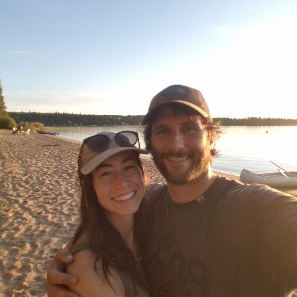 Canoe paddling at Emma Lake